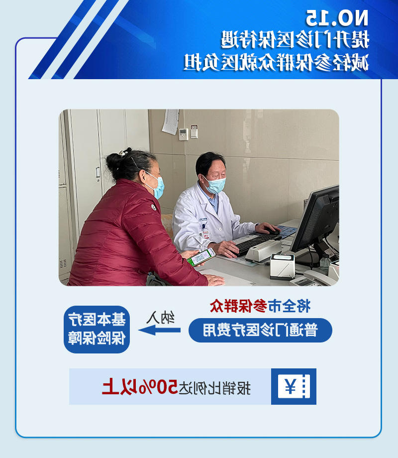 提升门诊医保待遇 减轻参保群众就医负担